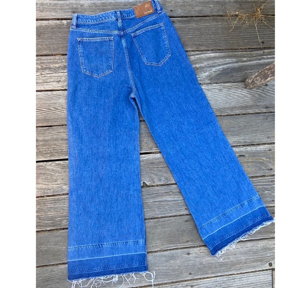 Free People | Wide Leg Patchwork Jeans - Picture 2 of 3